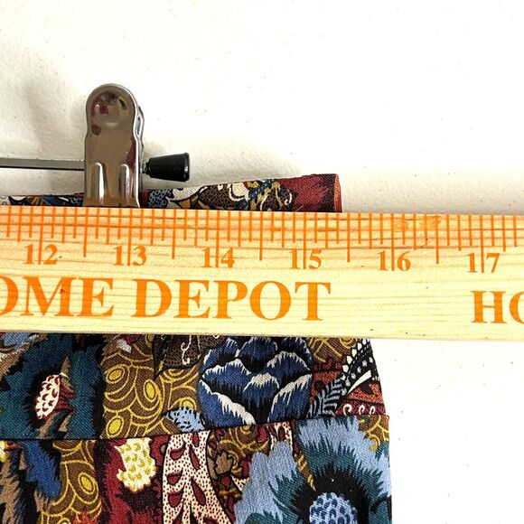 Jules & Leopold Women's Print Pants Size L Paisley Floral Made in Canada #M-1638 - Picture 4 of 7